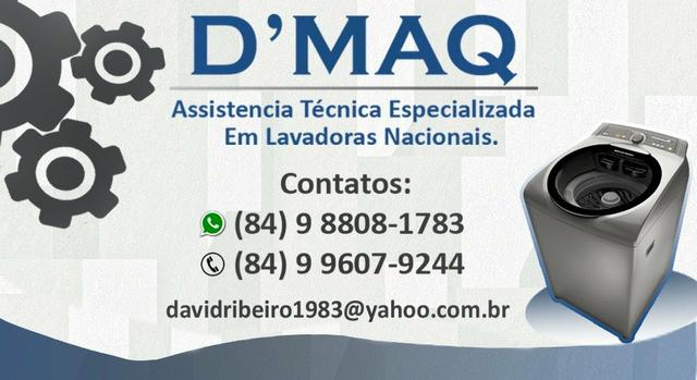 Consertos e manutenção de maquinas de lavar aceitamos os principais cartões!