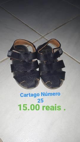 sandalia cartago menino