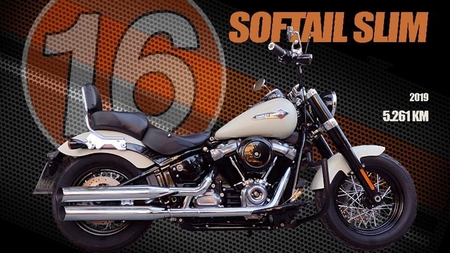 HD HARLEY DAVIDSON SOFTAIL SLIM  2019  BRANCA