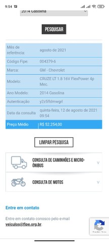 CHEVROLET CRUZE 2014