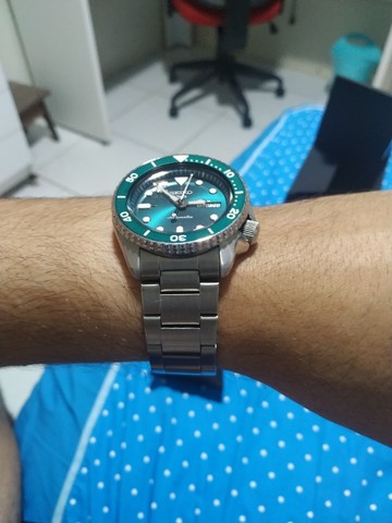 seiko automatico verde