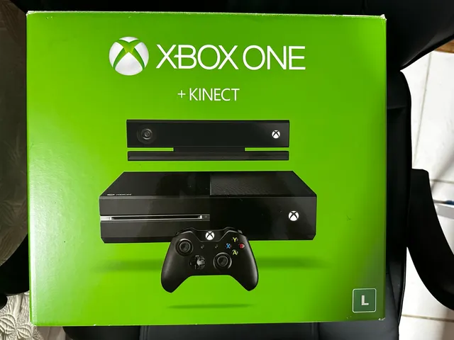 Xbox One Fat Preto 500gb C/Kinect e 3 Jogos