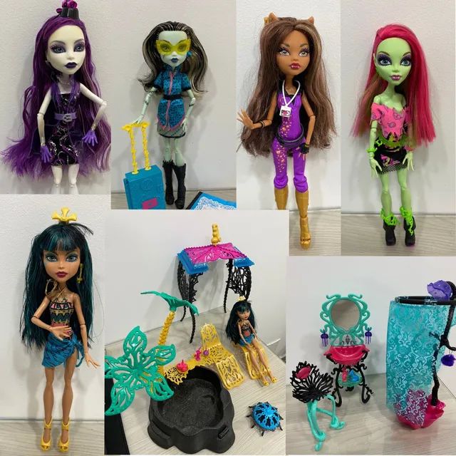 Lote De Bonecas Monster High Leia A Descrição.