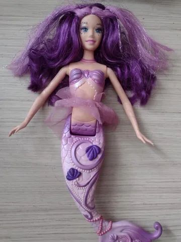 Jogos com a boneca sereia! Série infantil das bonecas Barbie