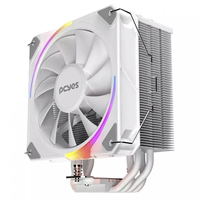 Air Cooler PCYES Frost Pulse White Ghost ARGB 120mm Intel/AMD LGA 1700 | AM5 - WZetta