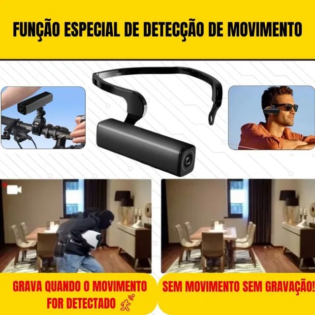 Câmera esportiva com suporte de cabeça  - Foto 2