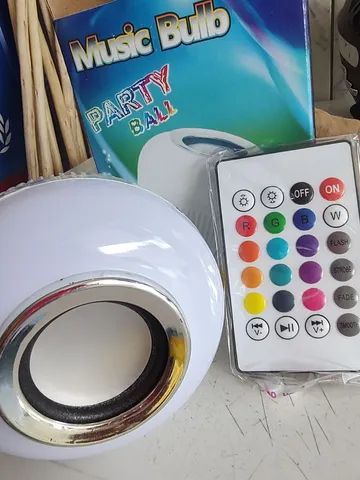 Lâmpada discoteca Bluetooth na promoção - Foto 3