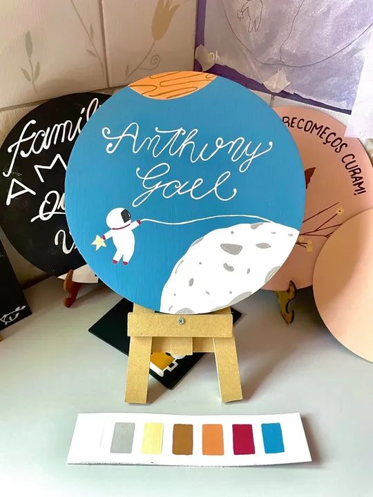 Porta maternidade Personalizado - Foto 3