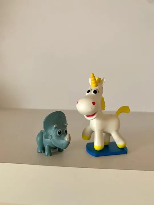 Toy Story trixie e botão de ouro miniatura