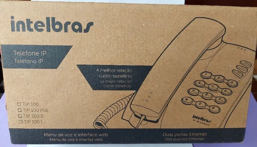 Telefone intelbras IP TIP  100 - Foto 4