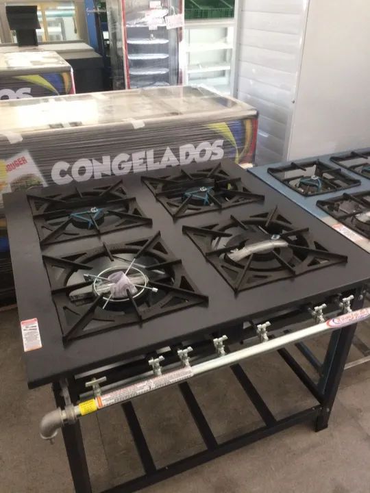 Fogão industrial para restaurantes e cozinhas industriais - boca 40x40 ou boca 30x30 - Foto 3