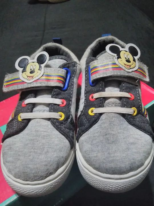 Vendo Tênis menino Mickey, Tam 26. - Foto 2