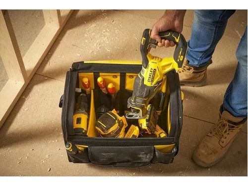 Bolsa Para Ferramentas Com Alça Telescópica E Rodas Stanley Cor Preta - Foto 5