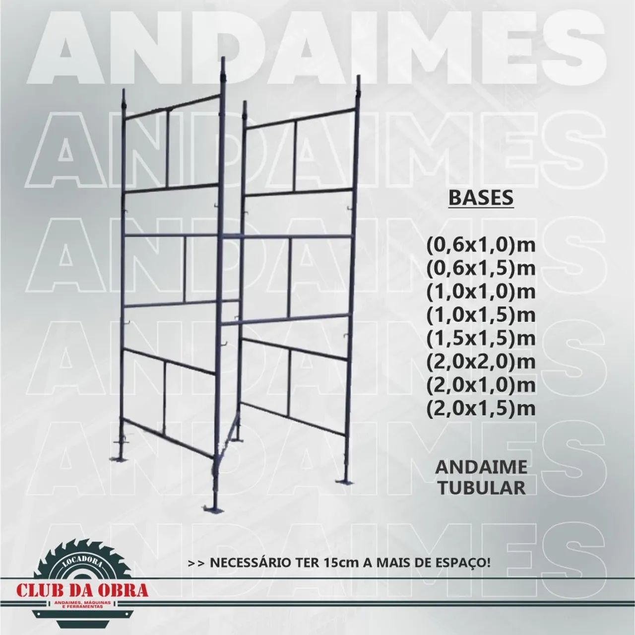 ALUGUEL de andaimes!!!