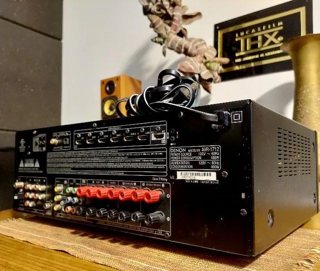 RECEIVER DENON AVR 1712 7.1 90 A 120W 6 A 16ohms multizone Z2