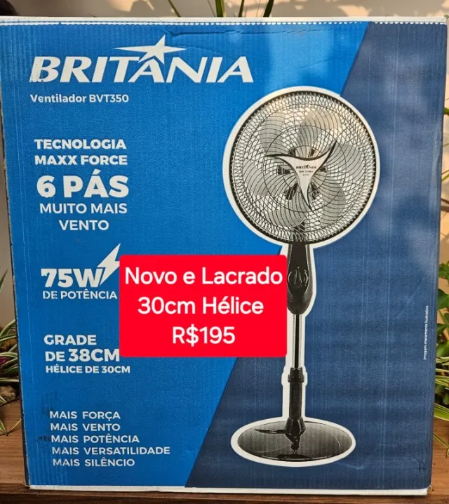 Ventilador de Coluna Britânia BVT350 Maxx Force 75W