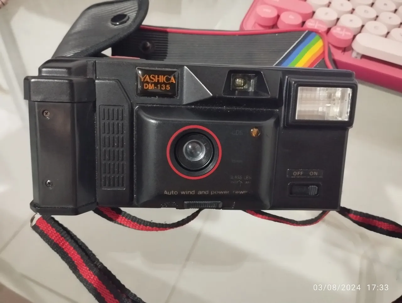 câmera yashica aw 818 com case