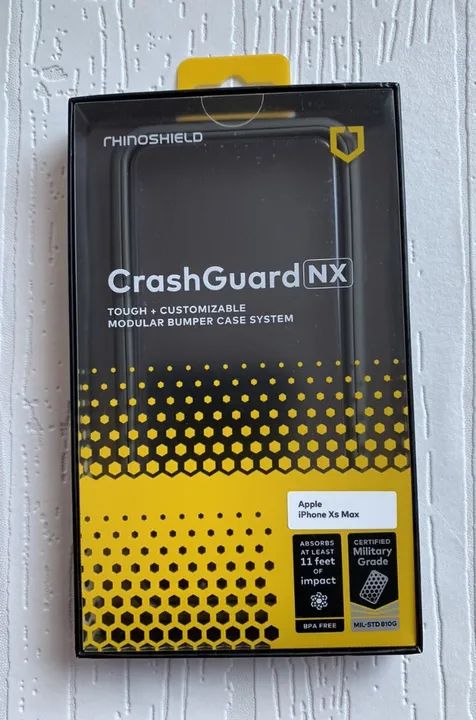 CAPA BUMPER RHINOSHIELD NX CRACHGUARD PARA IPHONE XS MAX ORIGINAL