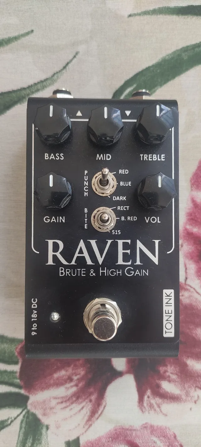 Pedal Distortion Raven Tone Ink