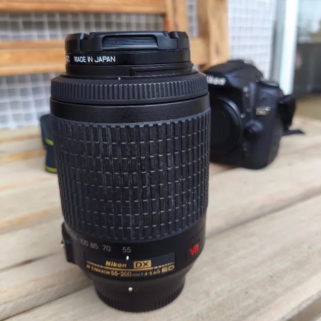 Camera Nikon D80 + Lentes NIKKOR 18-55 e 55-200mm + Case - Foto 4