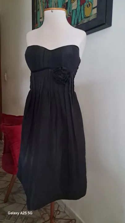 Vestido*Eclipse lunar p bojo e lastec nas costas - Foto 3