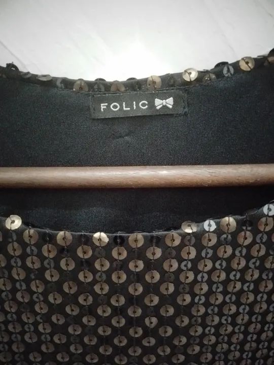 Blusa de paetê Folic.   - Foto 3