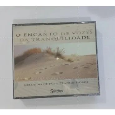 CD O encanto de vozes da tranquilidade - Melodias de paz e tranquilidade 3 CDS NOVO LACRAD