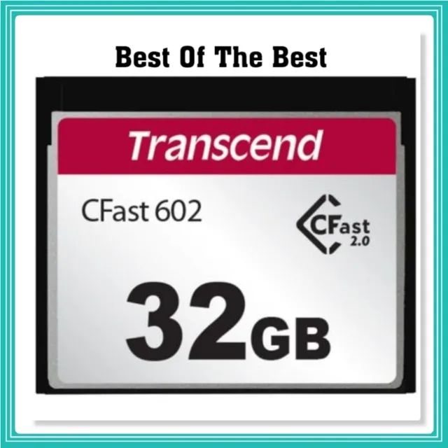 Transcend Cartão De memória CFAST 32GB Industrail TS32GCFX602