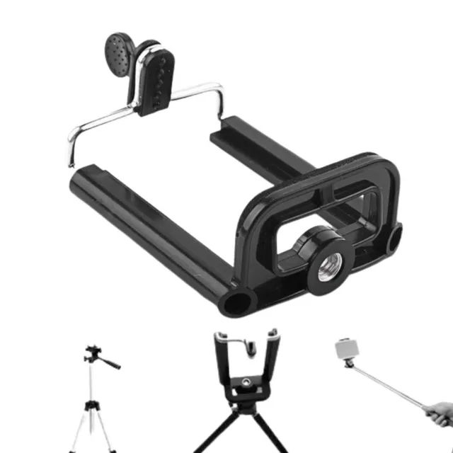 Suporte Celular Tripé Clip U  Universal Rosca 1/4