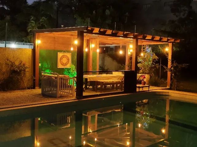 Baln. Camboiú - Temporada - Casa ampla p/10 pessoas com gramado,  pergolado e piscina. - Foto 3