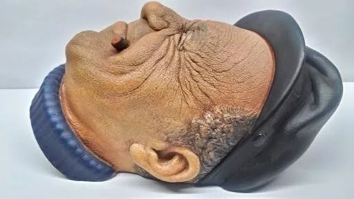 Vintage Bosson Chalkware Head "Boatman" Made in England - Foto 3