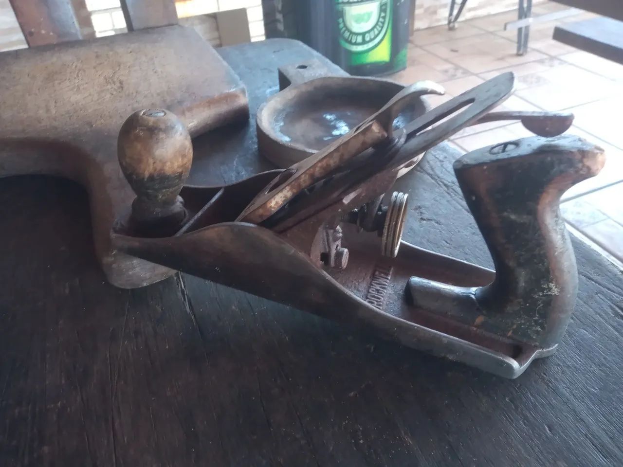 Plaina de madeira antigo - Foto 6