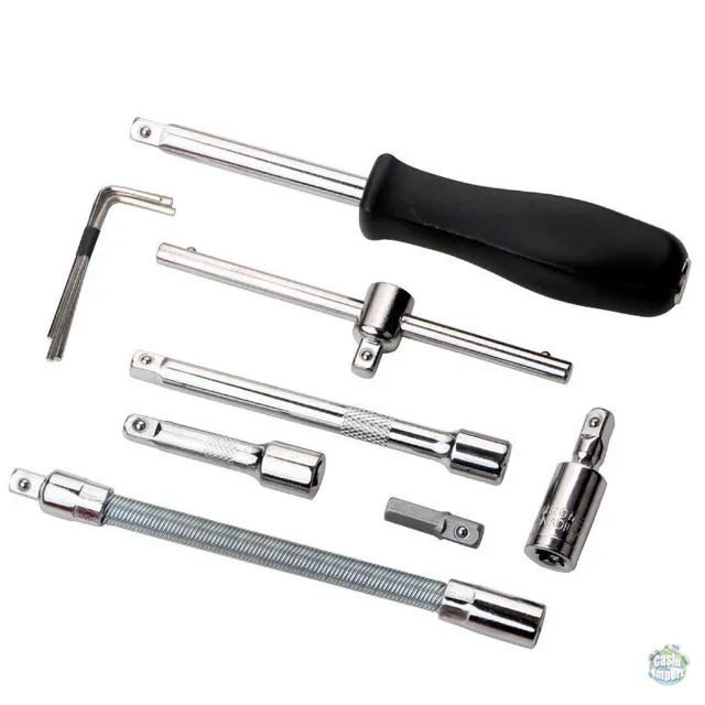 Kit 46 Chave Catraca Jogo De Soquetes Allen Torx Ferramentas - Foto 3