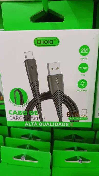 Cabo usb carregador para celular turbo - Foto 3