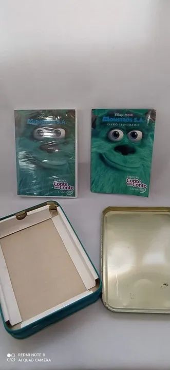 Dvd + Livro Monstros S.A. Coleção Conte um Conto Disney Colecionador  - Foto 5