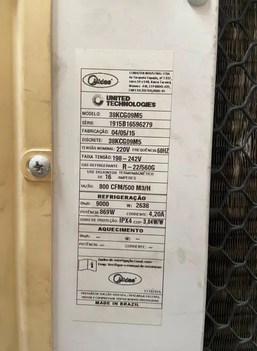 Ar Condicionado Split 9000 BTUs - Usado - Semi-novo - Foto 3