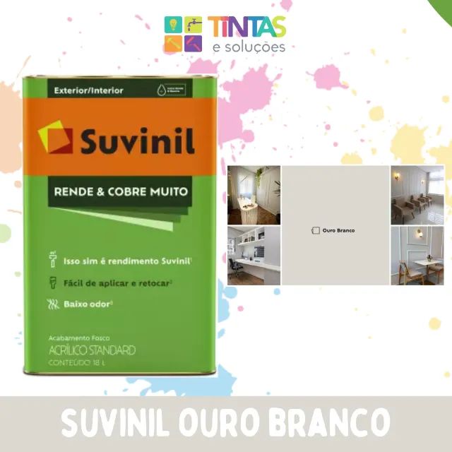 Tinta Suvinil Ouro Branco