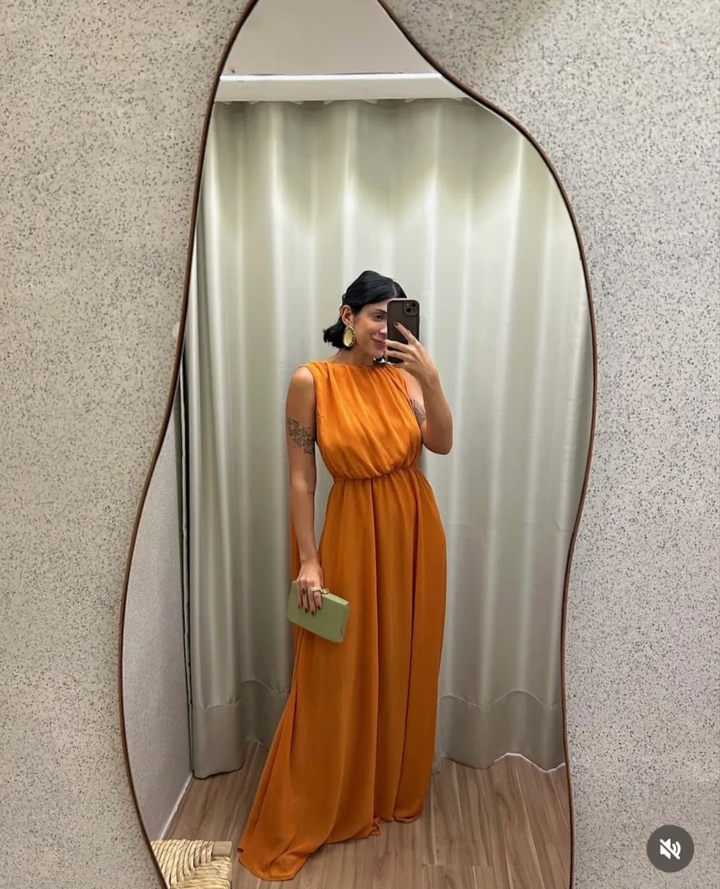 Vestido de festa longo azul Roupas Santo Amaro, Recife