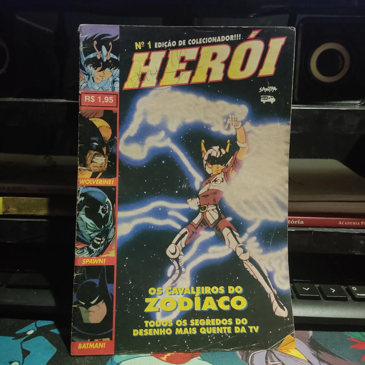 Revista HQ Herói 1° edição- Cavaleiros do Zodíaco - Colecionador