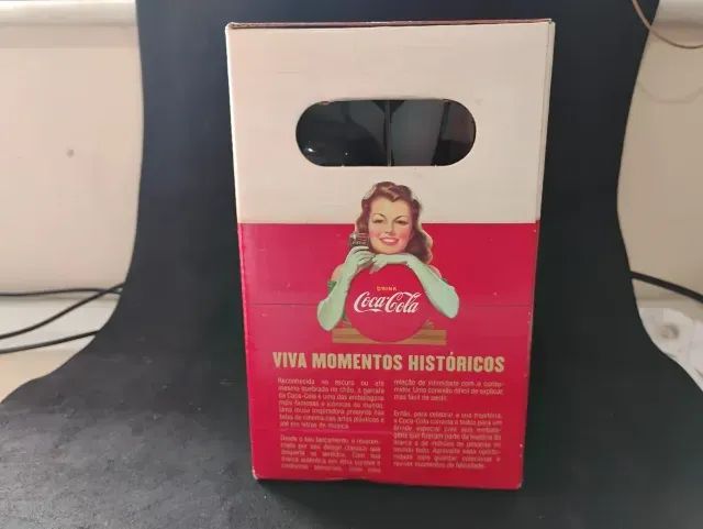 Kit Coca Cola Retro Historico Com 6 Garrafas Cheias- Lacrado - Foto 4