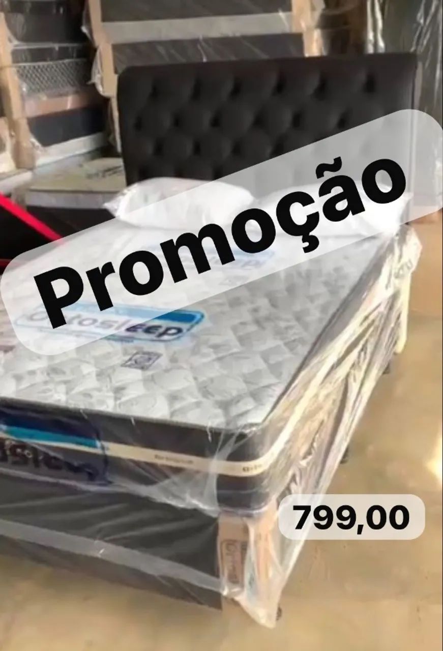 Cama box colchão d33 e base 