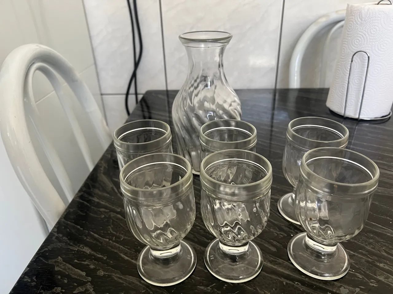 Jarra e taças para servir suco - Foto 3