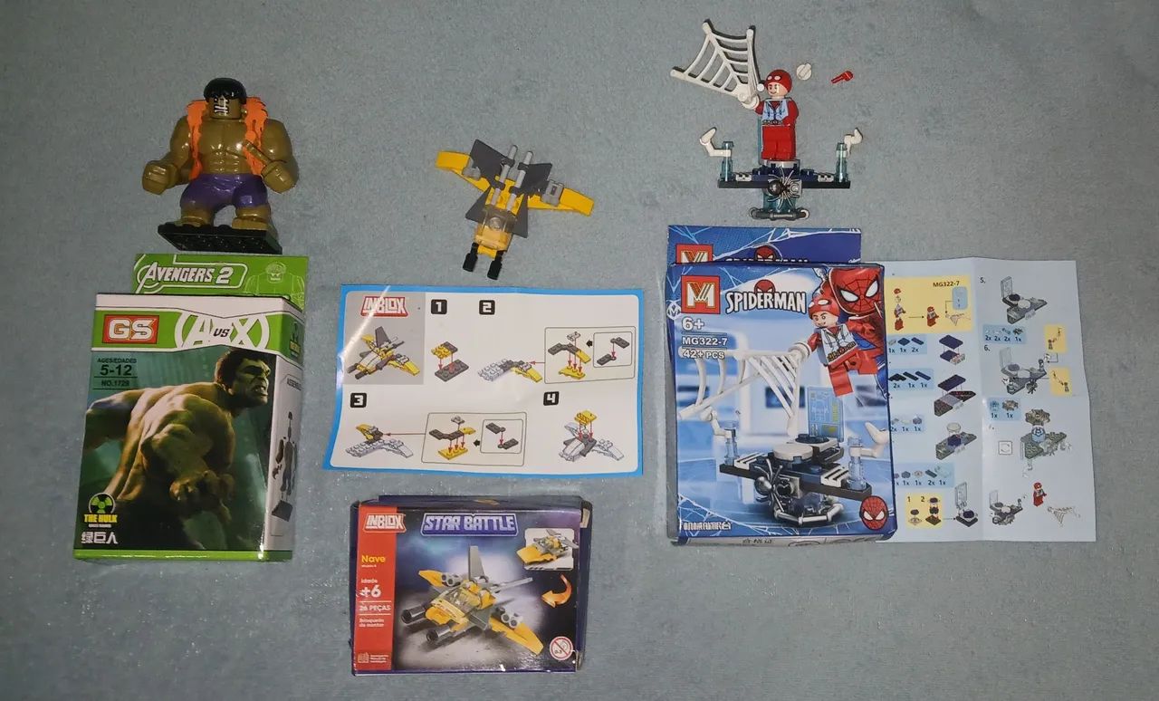 3 Miniaturas Estilo LEGO !!!