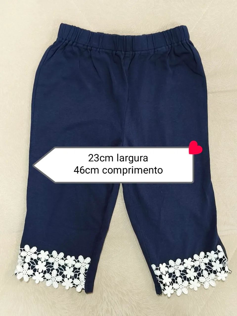 Calça pantacourt infantil  - Foto 3