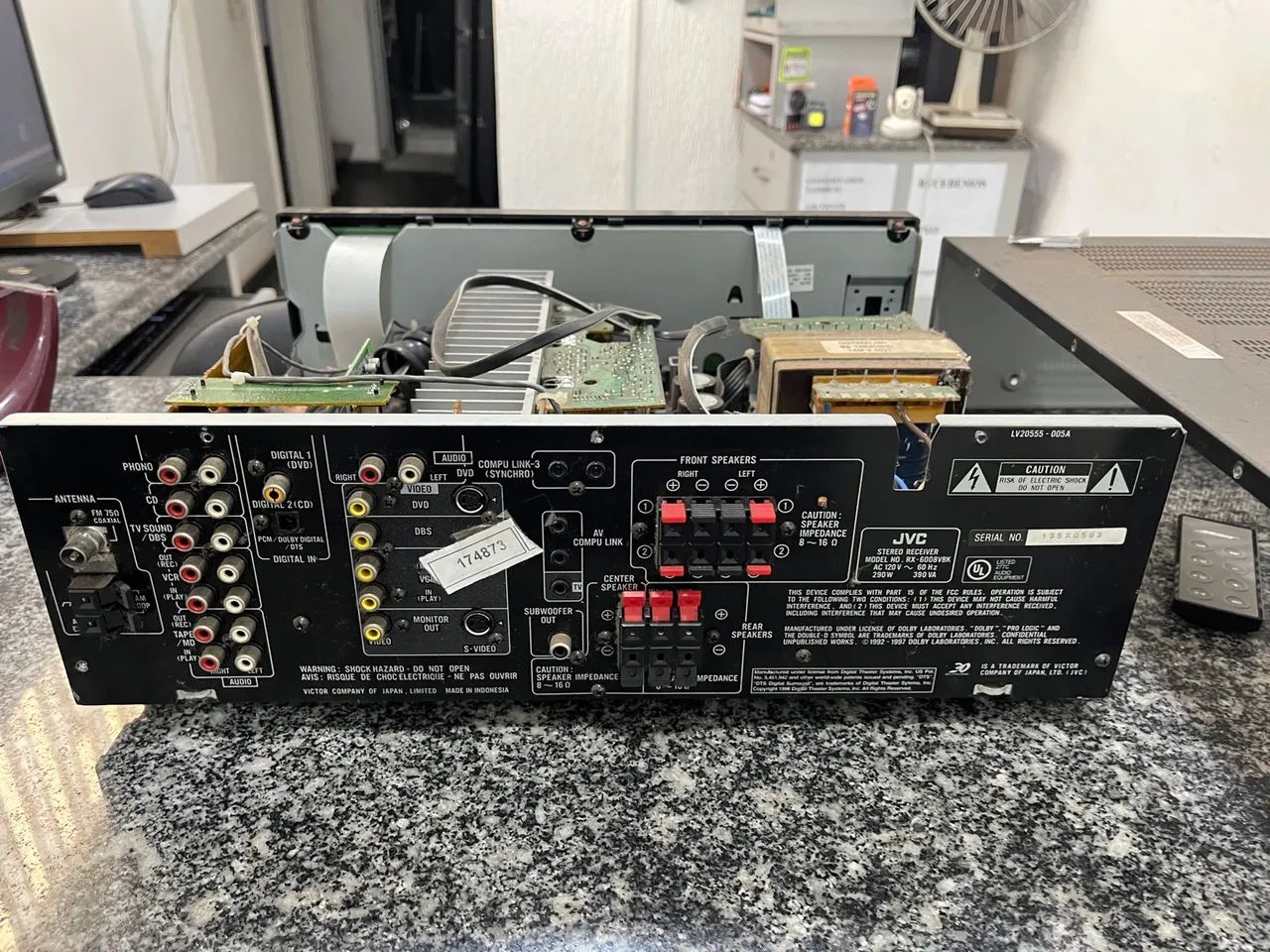 Receiver JVC RX-6008V não funciona - Foto 2