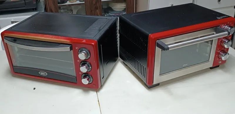 Forno elétrico funcionando