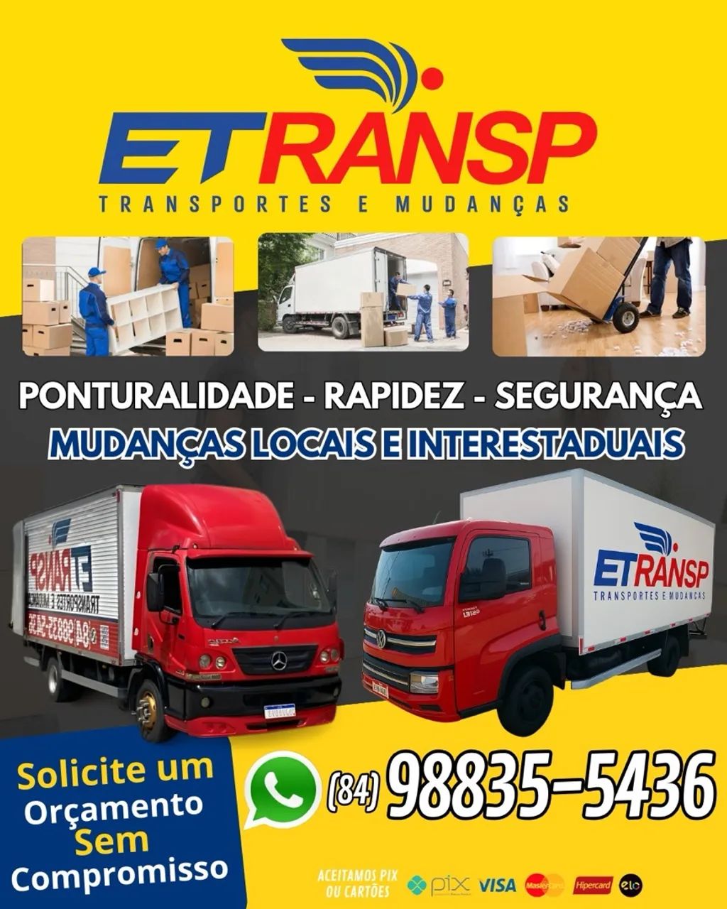 mudanças fretes 