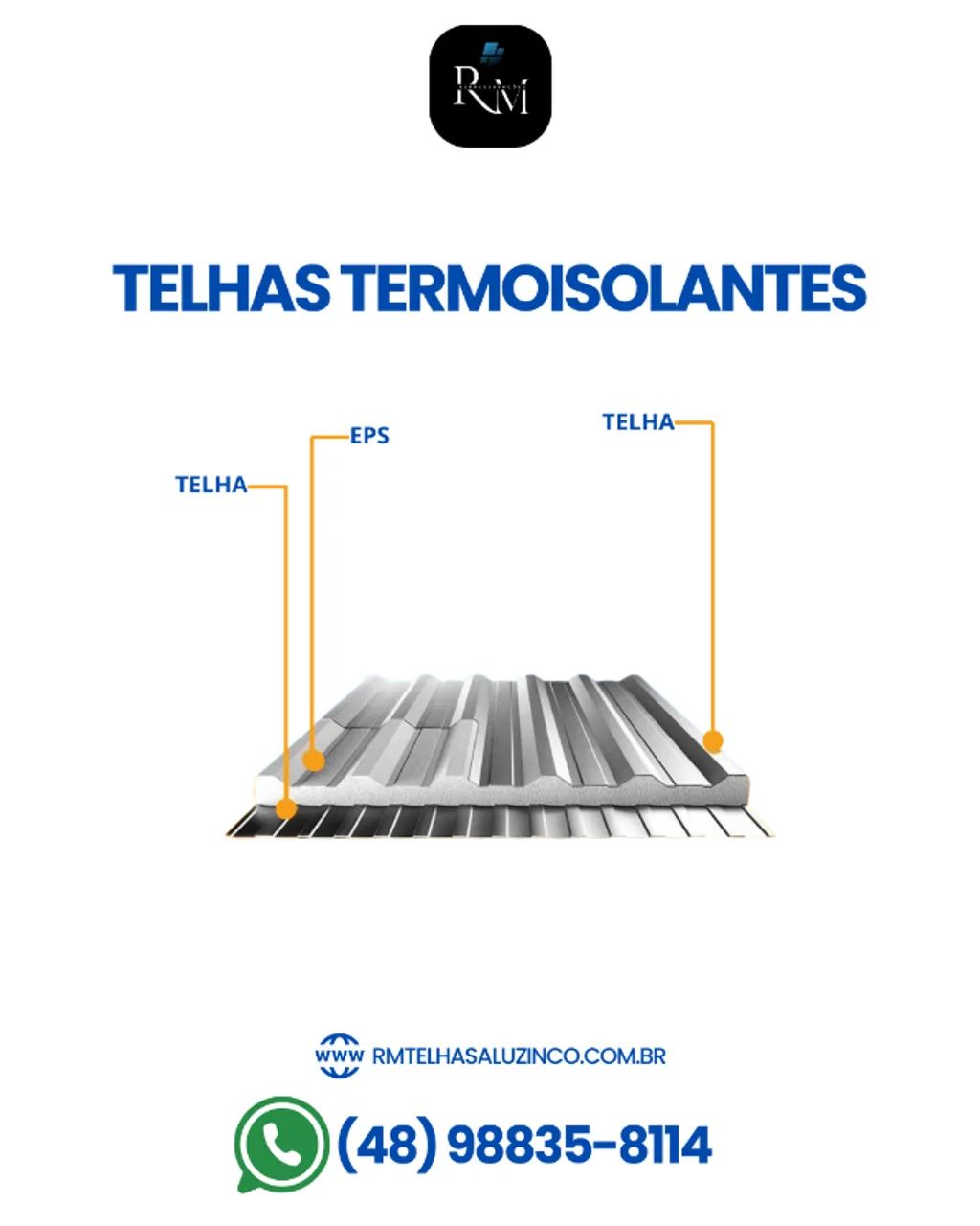 Telhas Metálicas Simples Semi Sanduiche - Foto 3