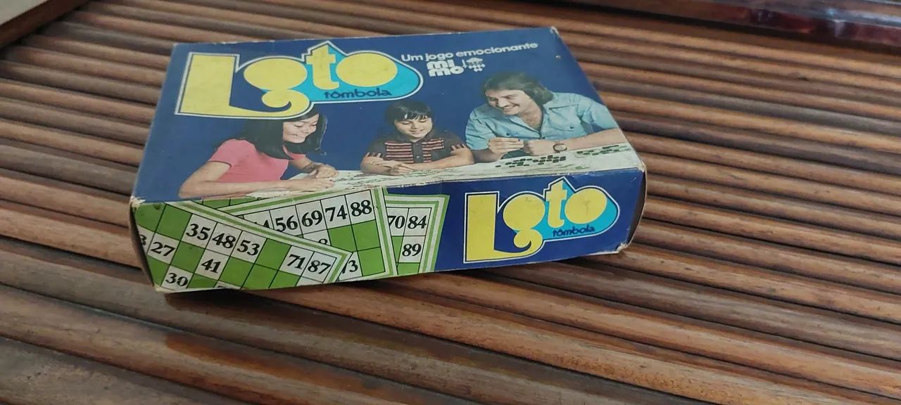 Loto Tômbola - Jogo de tabuleiro antigo