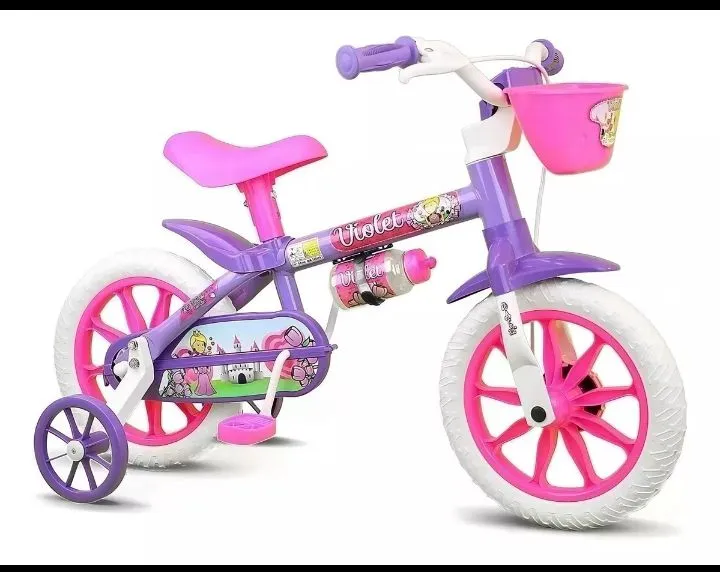 Bicicleta Infantil Aro 12 - Rosa